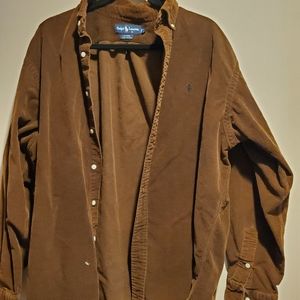 Mens Large Ralph Lauren Button Down Shirt